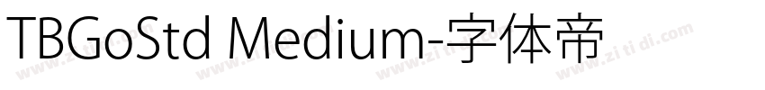 TBGoStd Medium字体转换